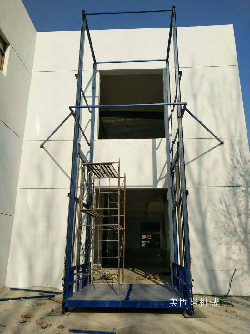 鄂州仓库专用导轨式升降货梯价格